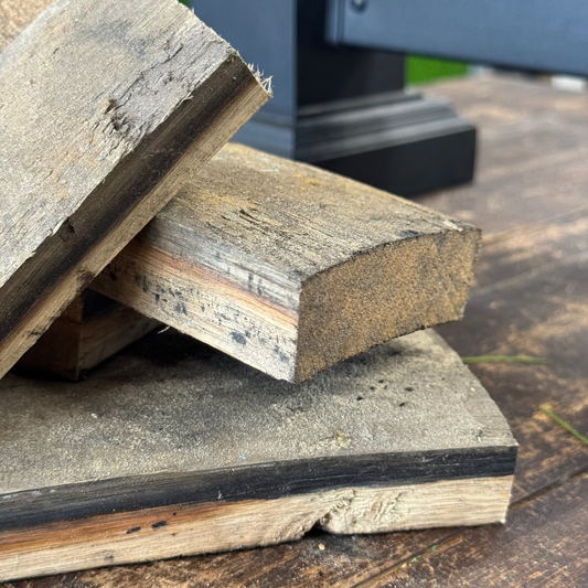 Oak whisky barrel staves