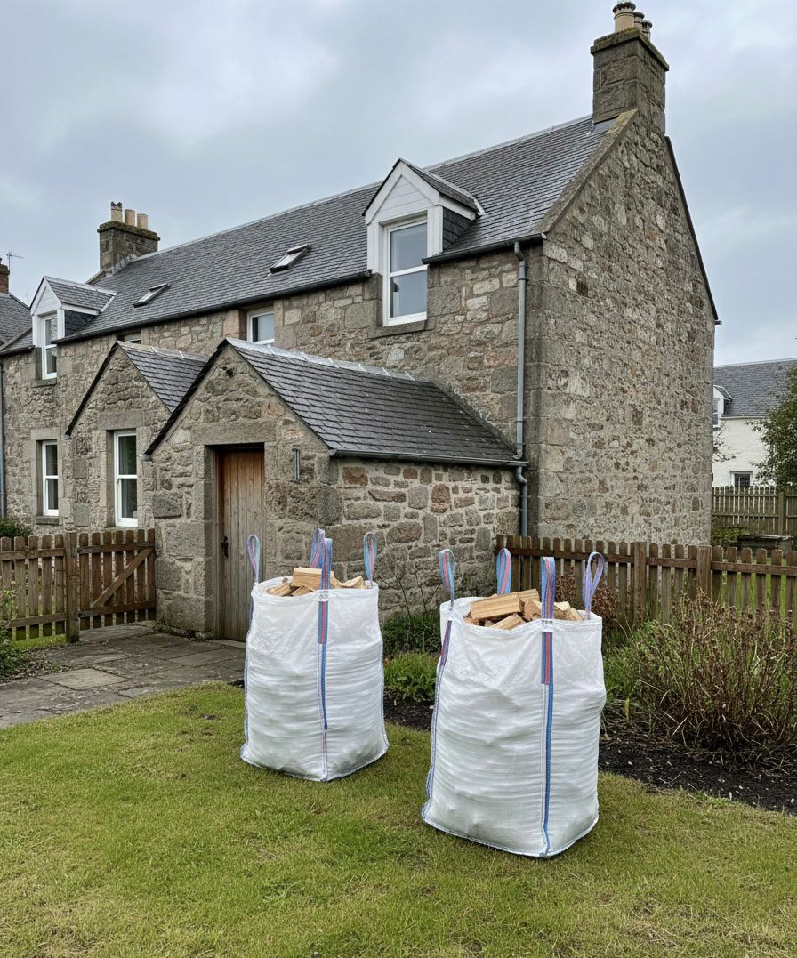 Two kiln dried oak barrow bags
