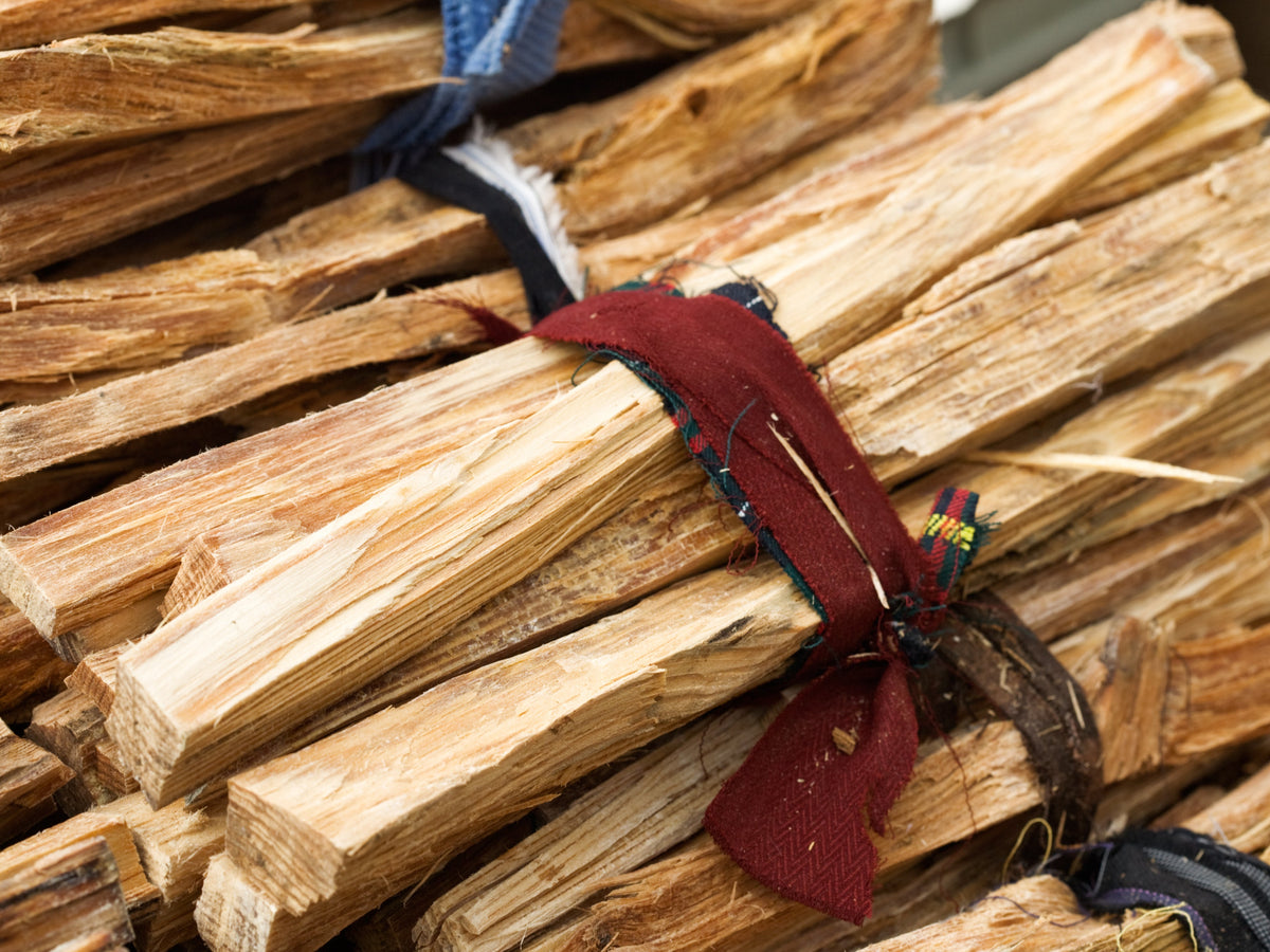 Bundle of softwood kindling